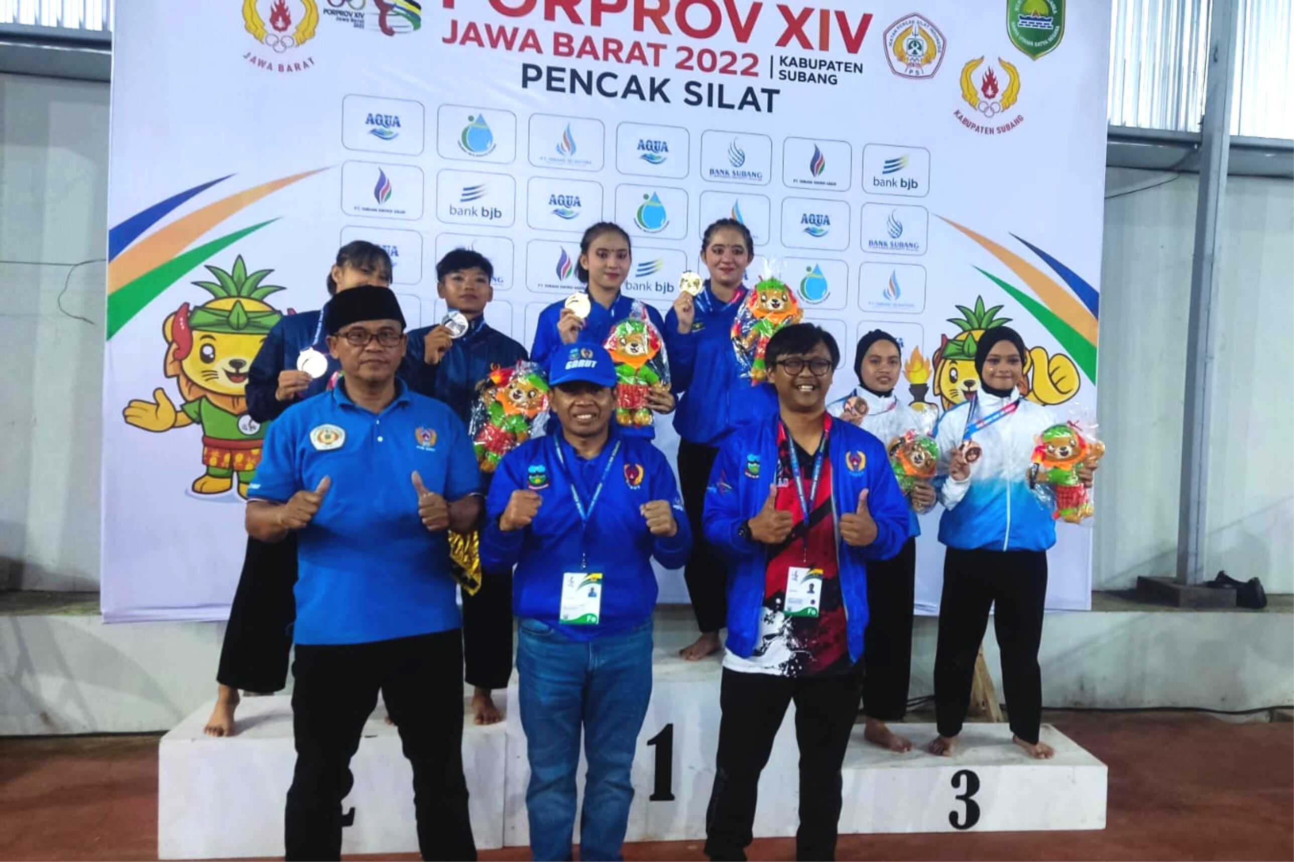 Tim Pencak Silat Garut Sukses Rebut 4 Medali Porprov Jabar 2022